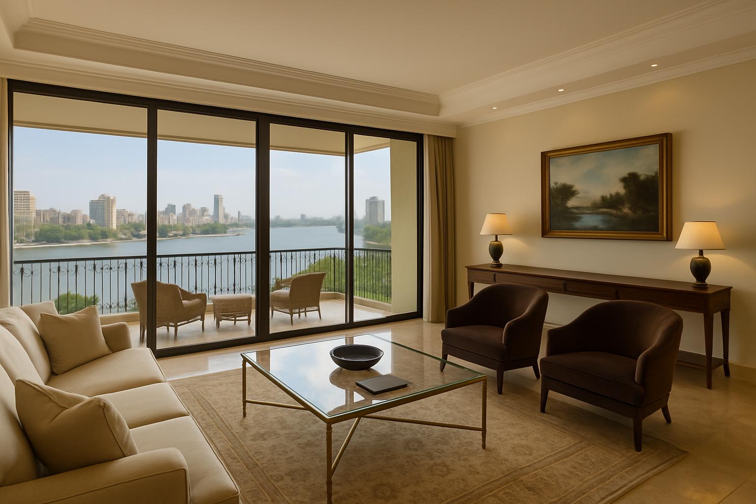 شقة للبيع على النيل